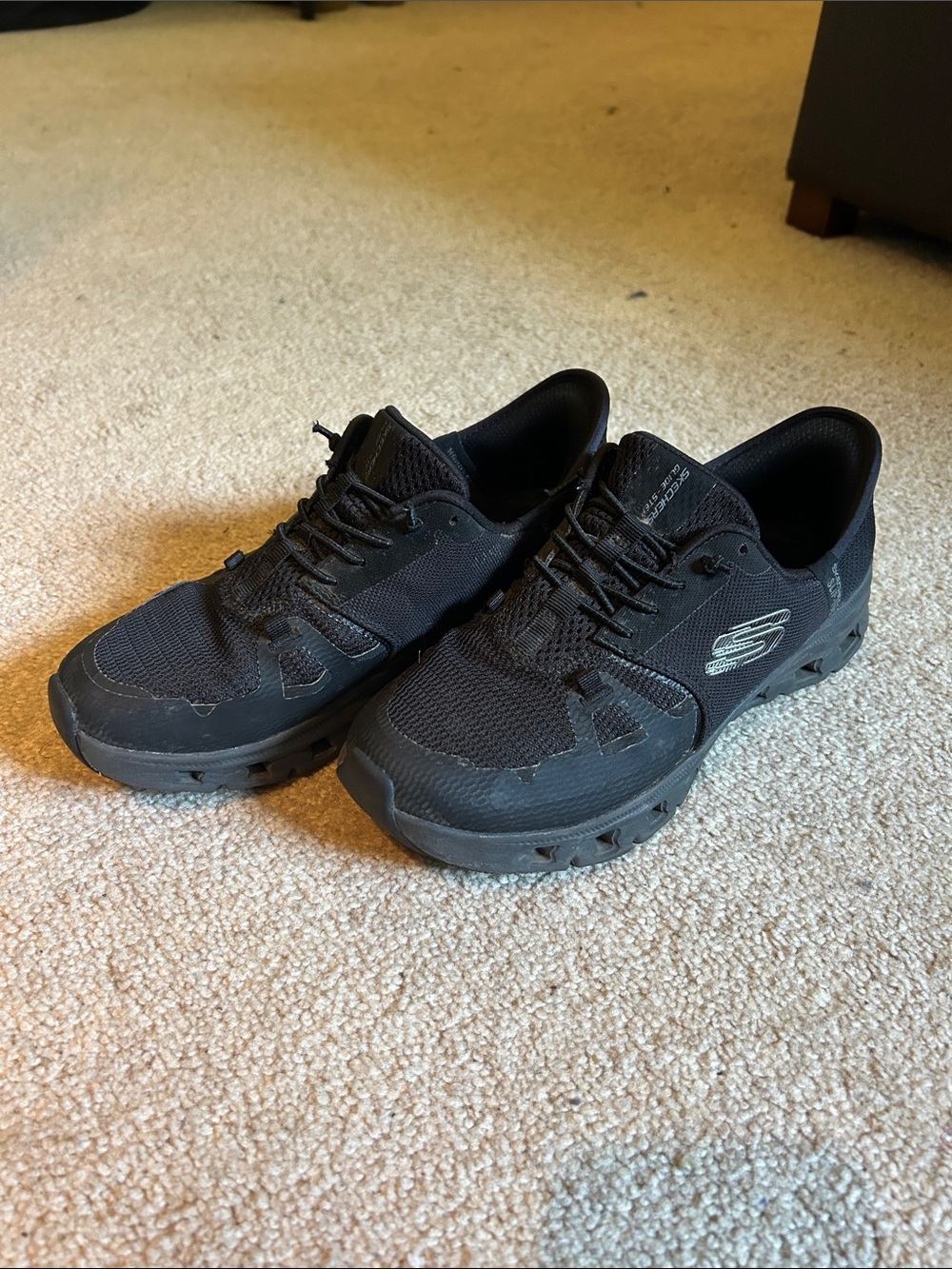 Skechers Women's Black Athletic Slip-Resistant Sneakers